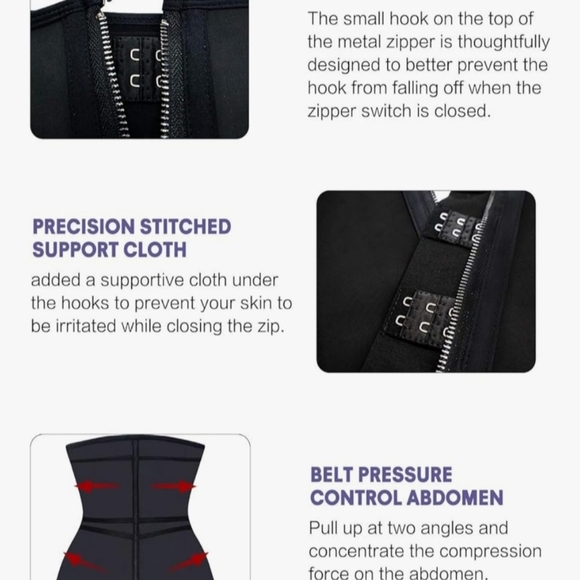 Yianna Latex Waist Trainer - Picture 6 of 7